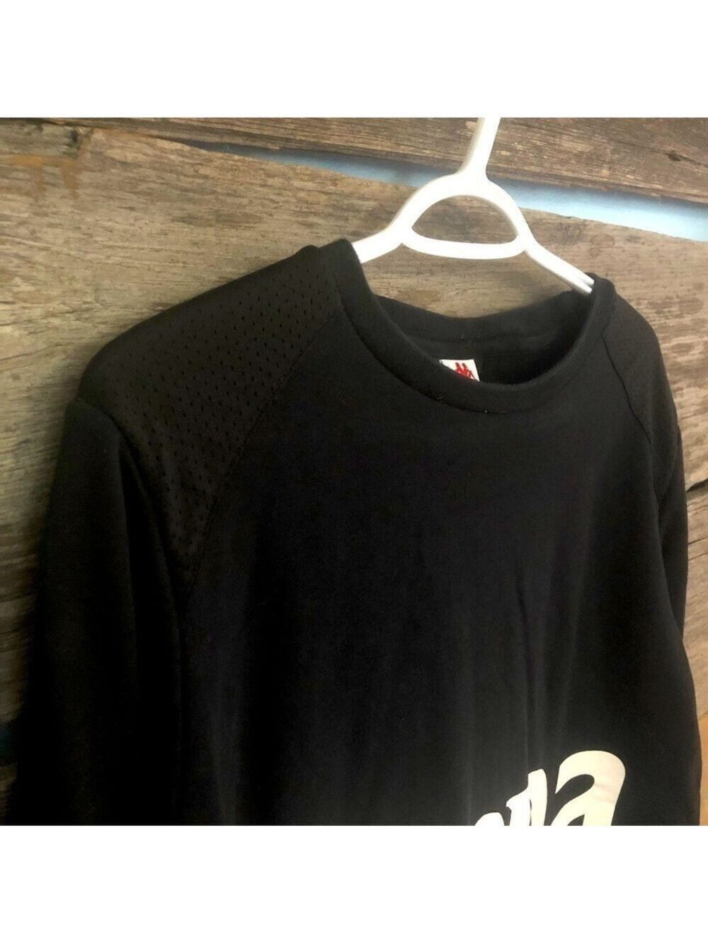 Kappa Size Med Black Logo Crew Neck Sweatshirt - Picture 2 of 6
